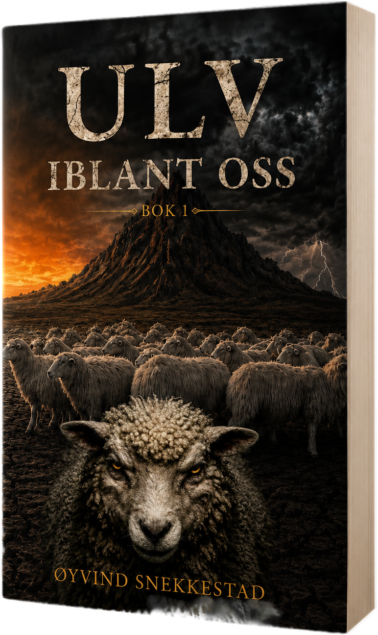 Ulv iblant oss – 3D bokcover