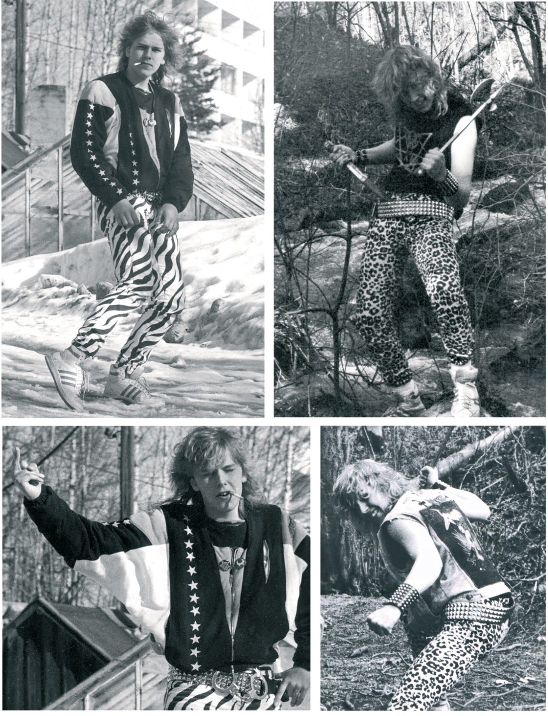 Fra heavy metal-miljøet på Tonsenhagen og i «Styggdalen» på 1980-tallet. Foto: Kjell R. Hermansen. Gjengitt med tillatelse.